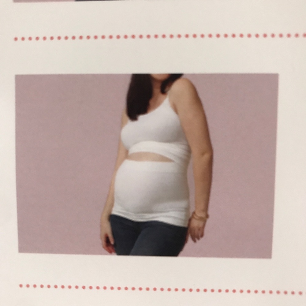 Two Beband Maternity Waistbands (White & Black)